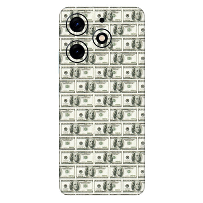 Tecno Phone Skins (All Models) - I Love Dollars - Matte Finish (M-40) Tecno Spark 10 PRO