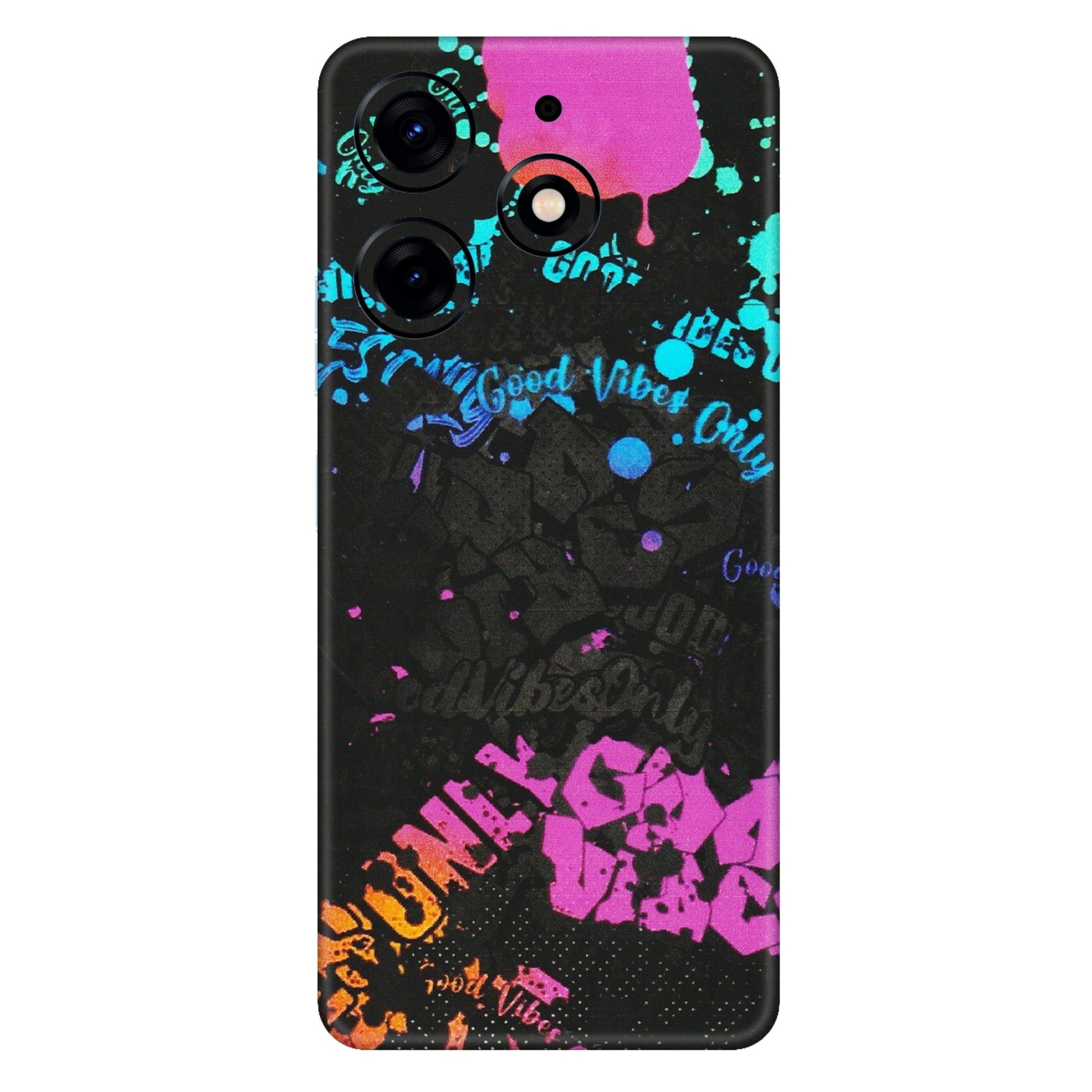 Tecno Phone Skins (All Models) - Majestic Black Vibes - Matte Finish (M-62) Tecno Spark 10 PRO