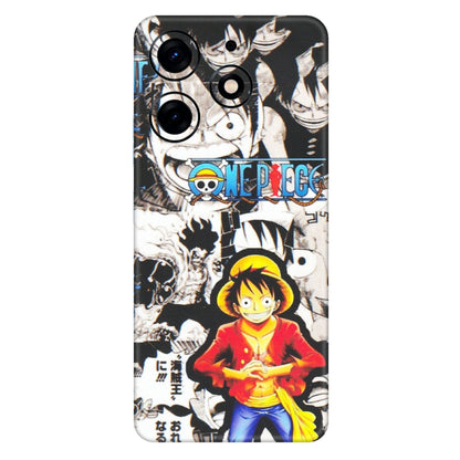 Tecno Phone Skins (All Models) - One Piece B&W - Matte Finish (M-63) Tecno Spark 10 PRO