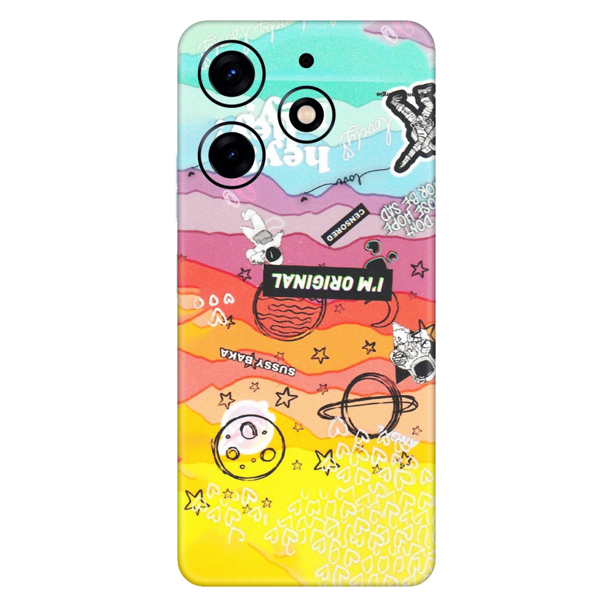 Tecno Phone Skins (All Models) - The Original Astronaut - Matte Finish (M-79) Tecno Spark 10 PRO
