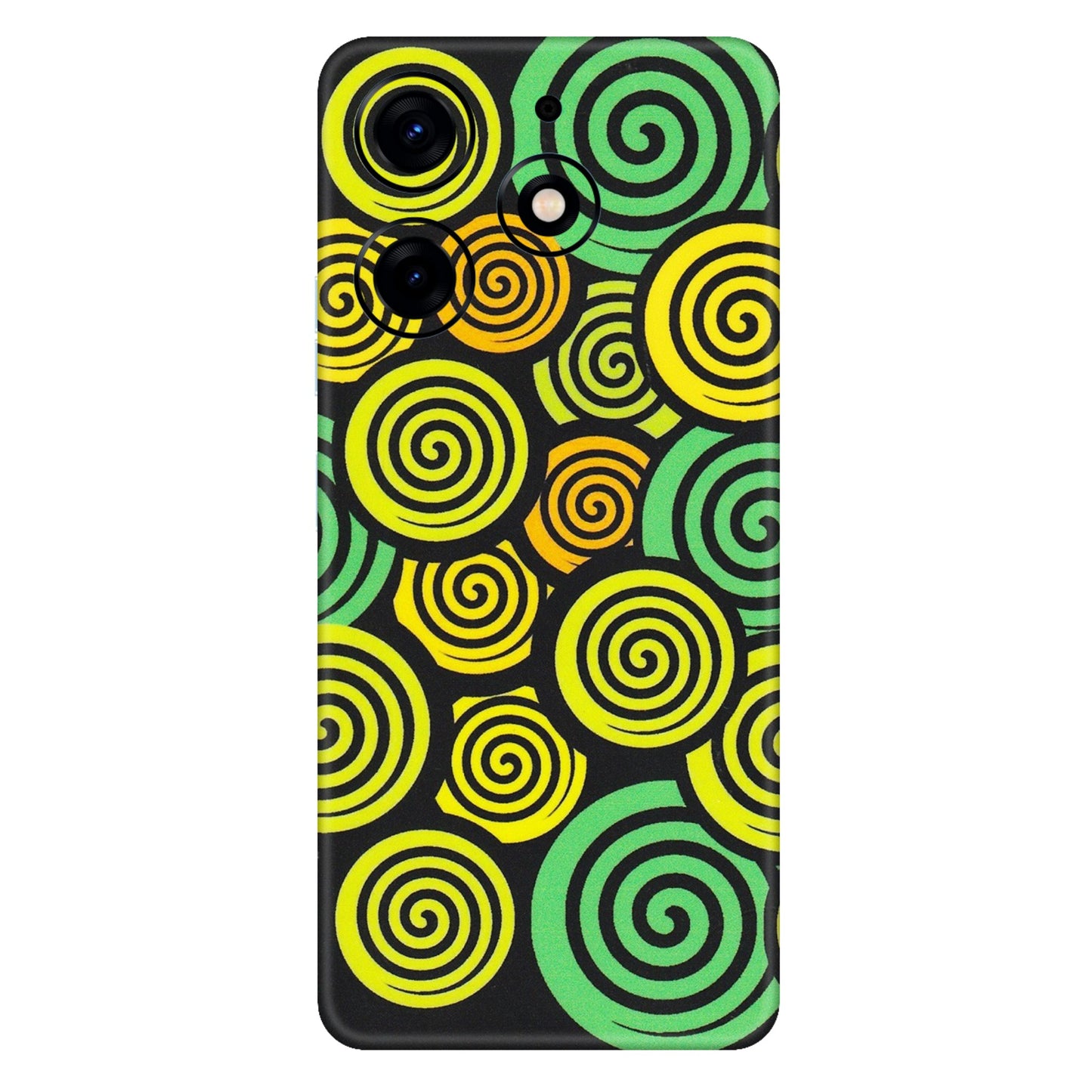 Tecno Phone Skins (All Models) - Crazy Spiral - Matte Finish (M-91) Tecno Spark 10 PRO