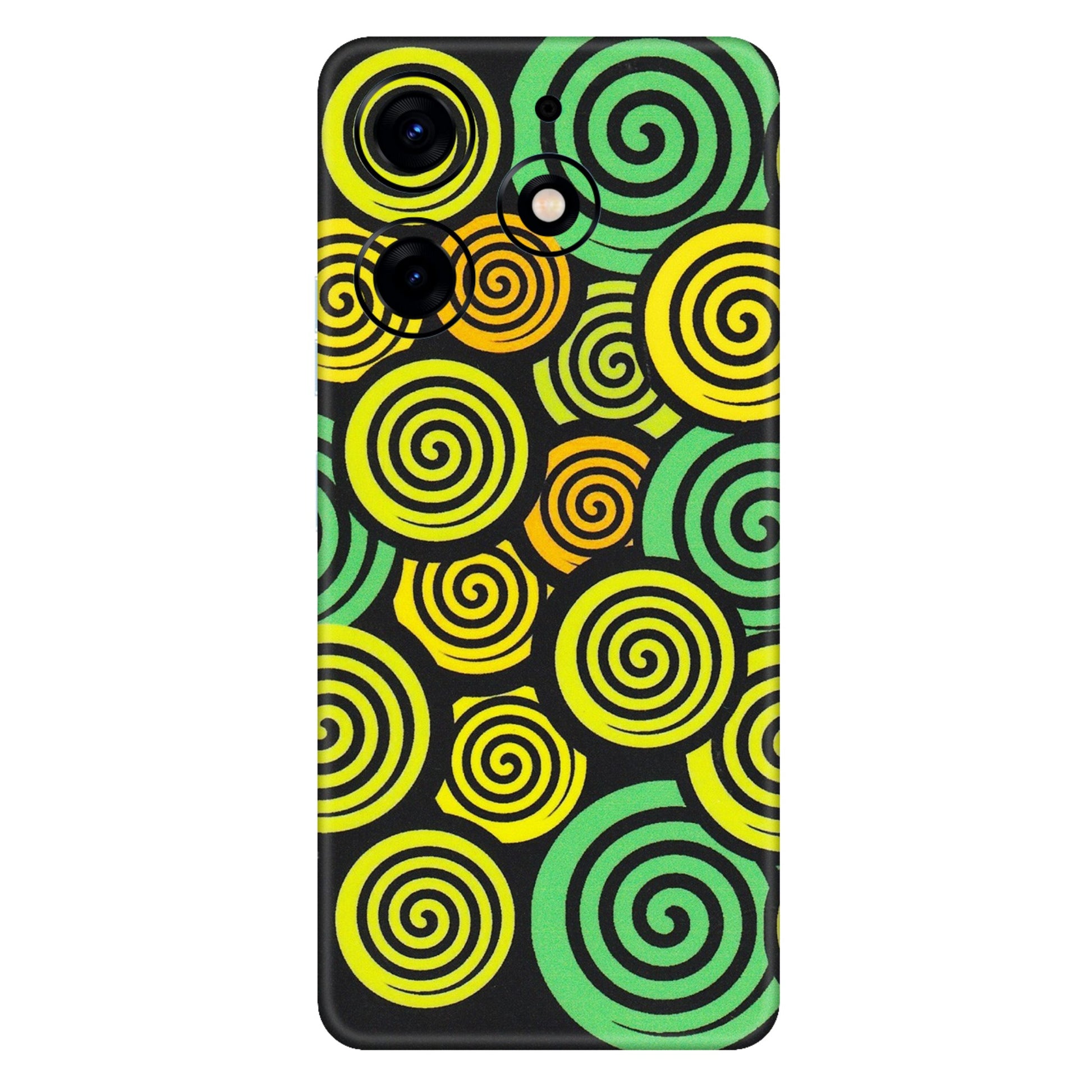 Tecno Phone Skins (All Models) - Crazy Spiral - Matte Finish (M-91) Tecno Spark 10 PRO