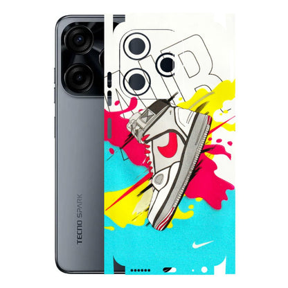 Tecno Phone Skins (All Models) - Sneaker - 3D Embossed Finish (L-207) Tecno Spark (5G) 10C