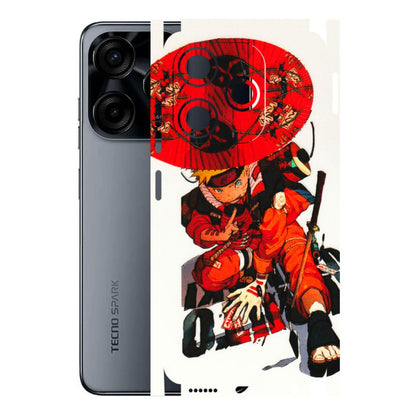 Tecno Phone Skins (All Models) - Naruto - 3D Embossed Finish (L-208) Tecno Spark (5G) 10C