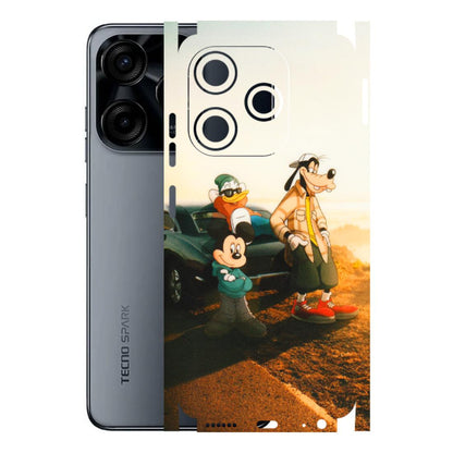 Tecno Phone Skins (All Models) - Hello Mr. Goofy - Transparent Finish (T-13) Tecno Spark (5G) 10C