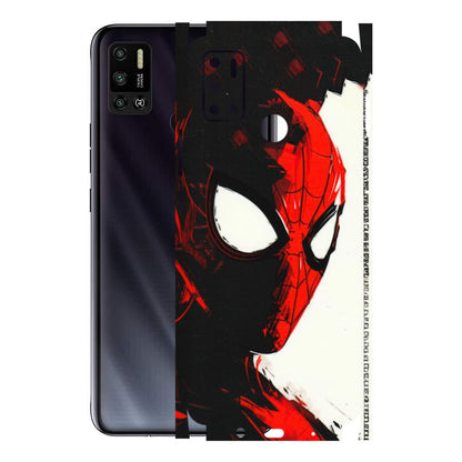 Tecno Phone Skins (All Models) - Spiderman Killer Face - 3D Embossed Finish (L-17) Tecno Spark 6 AIR
