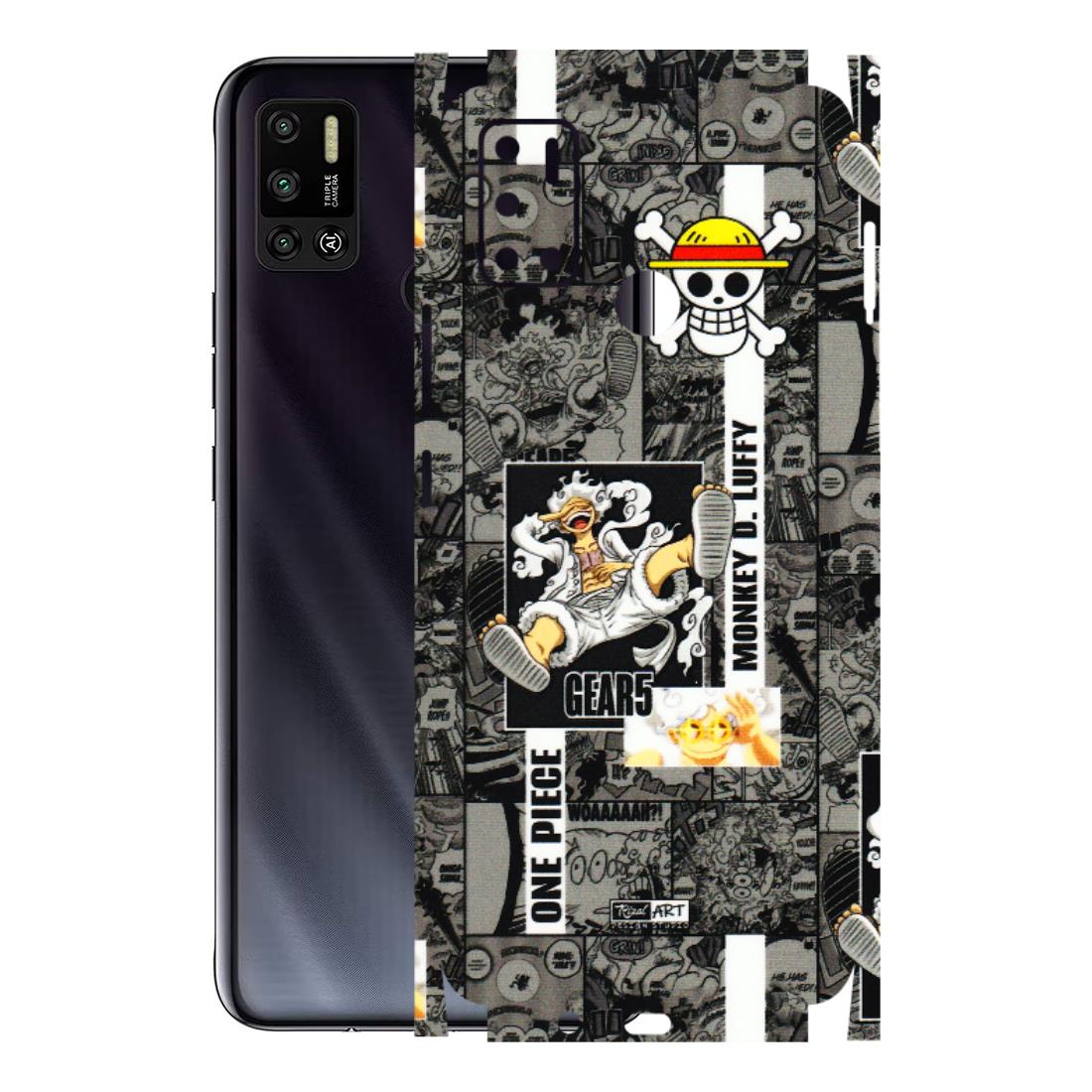 Tecno Phone Skins (All Models) - Cuffy Anime MonkeyCamic - 3D Embossed Finish (L-242) Tecno Spark 6 AIR