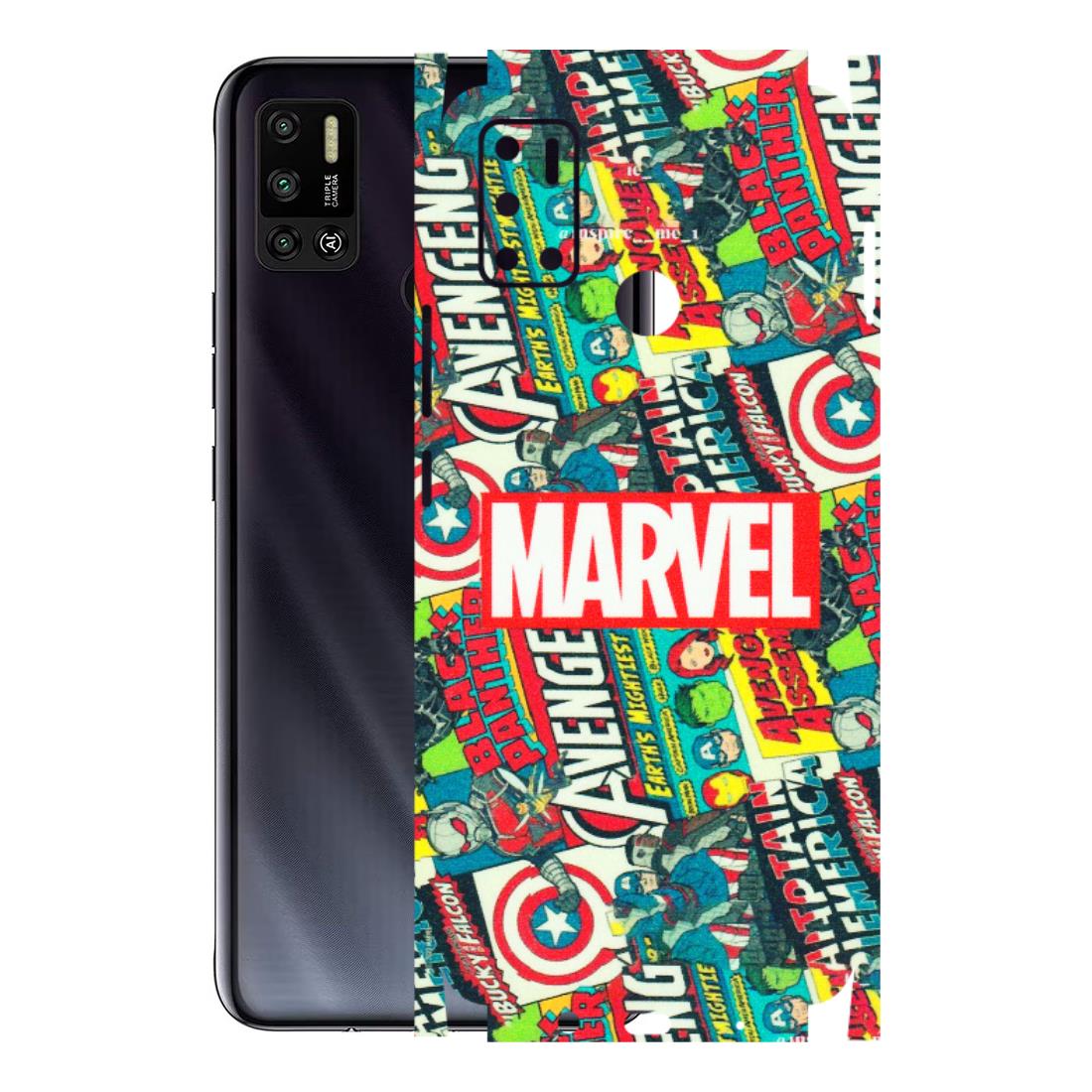 Tecno Phone Skins (All Models) - Marvel Comic Lover - Matte Finish (M-30) Tecno Spark 6 AIR