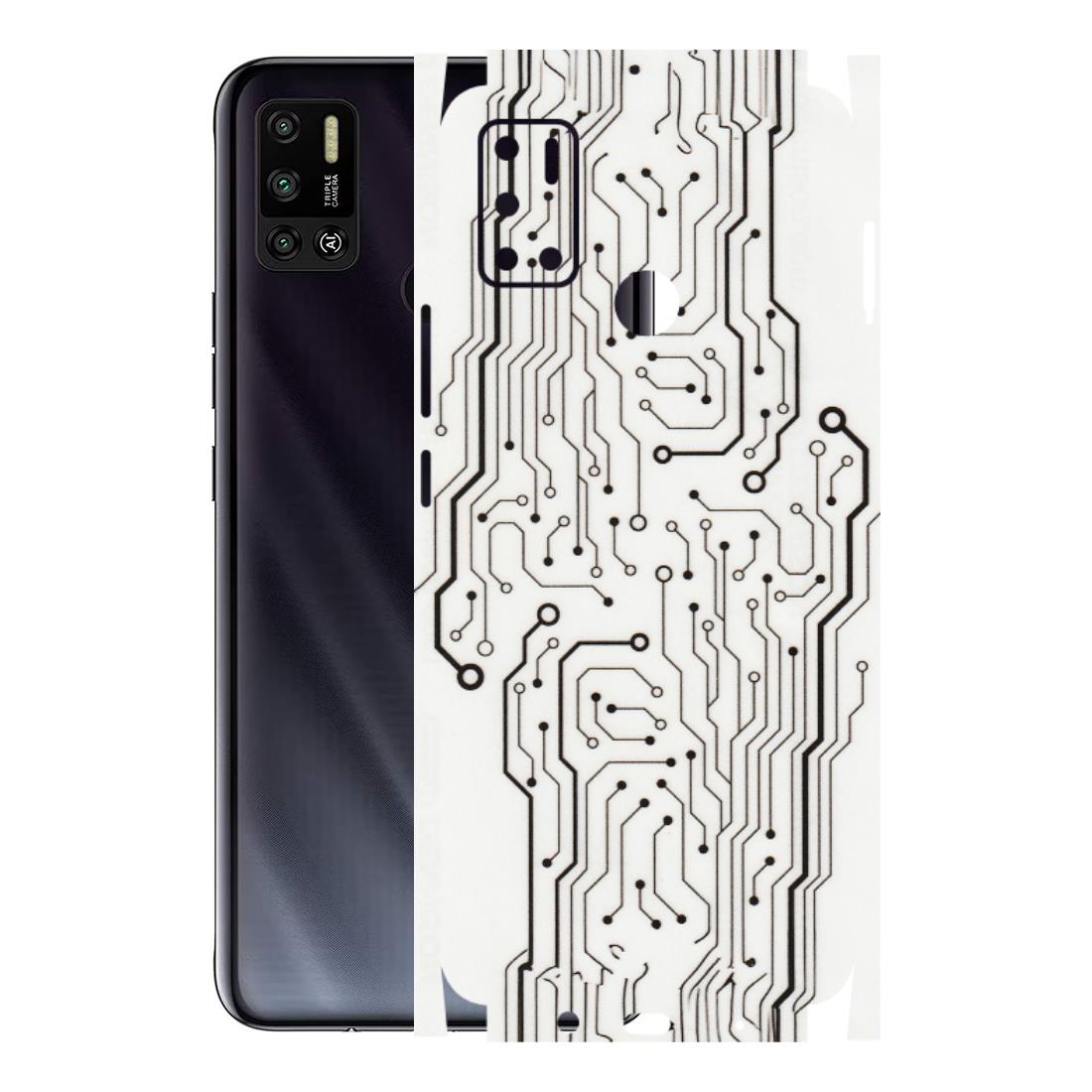 Tecno Phone Skins (All Models) - Tech Circuits - Transparent Finish (T-03) Tecno Spark 6 AIR