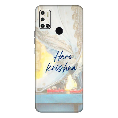 Tecno Phone Skins (All Models) - Hare Krishna - 3D Embossed Finish (L-03) Tecno Spark 6 AIR