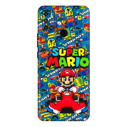 Tecno Phone Skins (All Models) - Super Mario Kart - 3D Embossed Finish (L-140) Tecno Spark 6 AIR