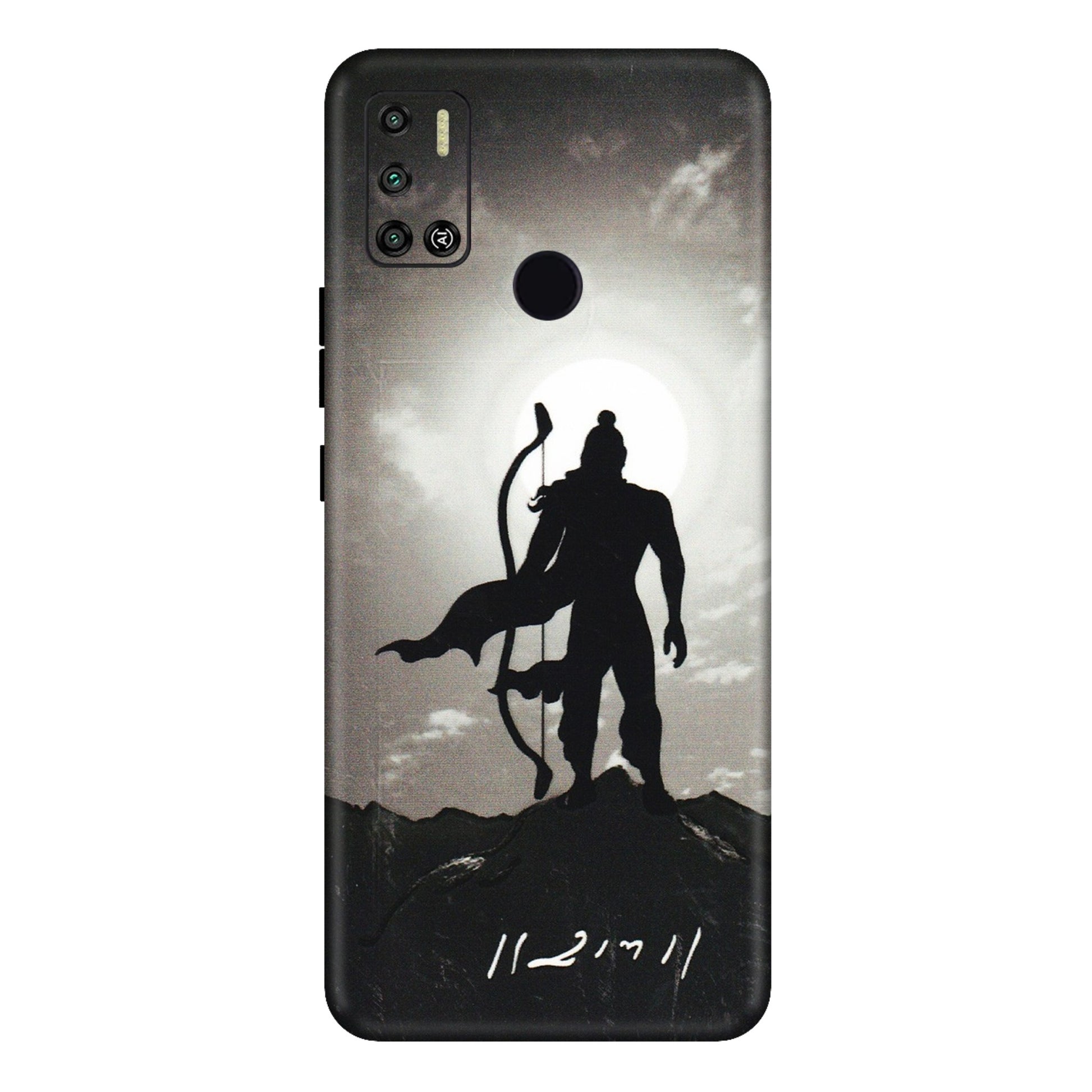 Tecno Phone Skins (All Models) - Jai Siya Ram - 3D Embossed Finish (L-200) Tecno Spark 6 AIR