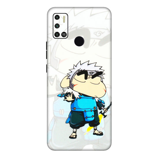 Tecno Phone Skins (All Models) - Angry Young Shinchan - 3D Embossed Finish (L-226) Tecno Spark 6 AIR