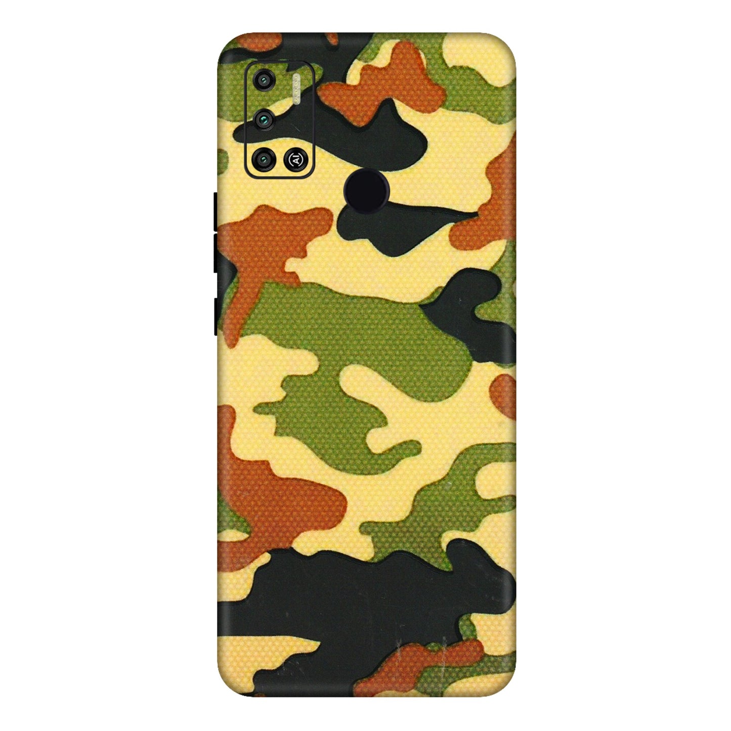 Tecno Phone Skins (All Models) - Indian Military - 3D Embossed Finish (L-234) Tecno Spark 6 AIR