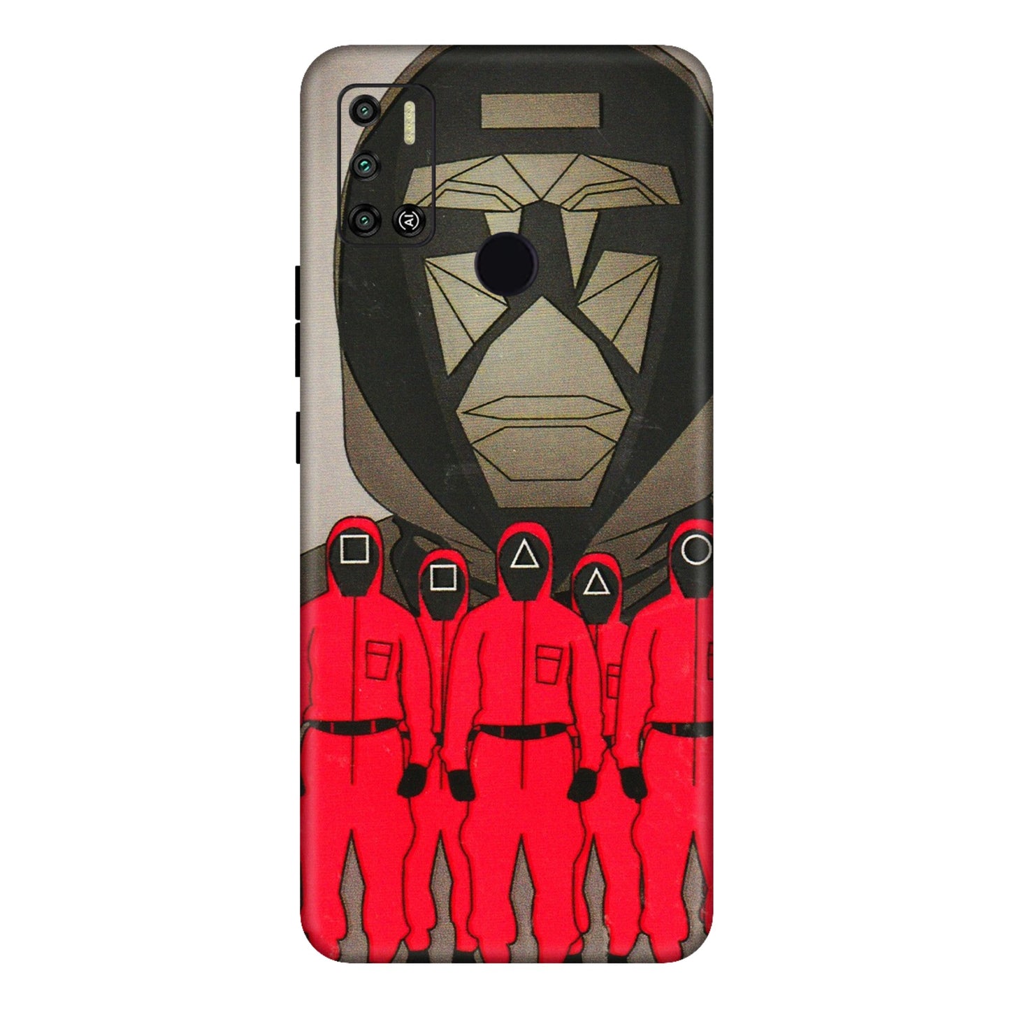 Tecno Phone Skins (All Models) - Squid Game Hero - 3D Embossed Finish (L-245) Tecno Spark 6 AIR