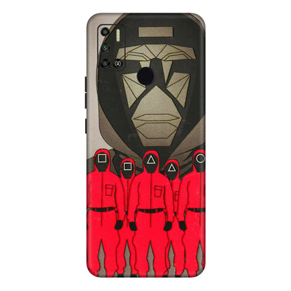 Tecno Phone Skins (All Models) - Squid Game Hero - 3D Embossed Finish (L-245) Tecno Spark 6 AIR