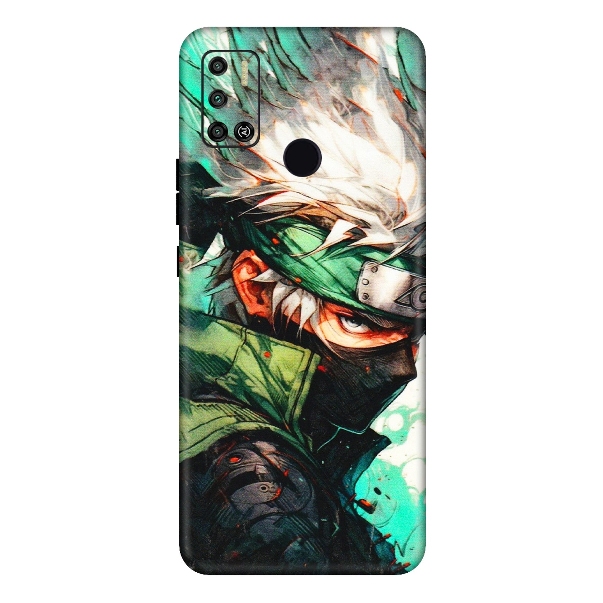 Tecno Phone Skins (All Models) - Kakashi Side Profile - 3D Embossed Finish (L-249) Tecno Spark 6 AIR