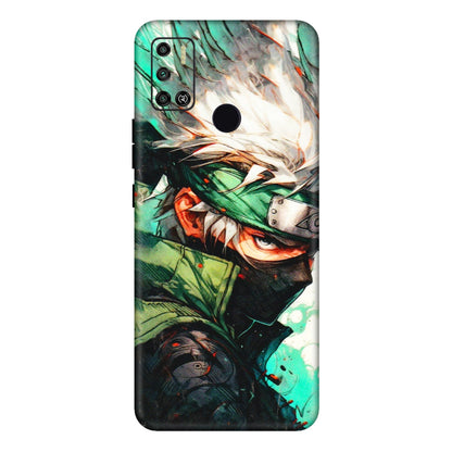 Tecno Phone Skins (All Models) - Kakashi Side Profile - 3D Embossed Finish (L-249) Tecno Spark 6 AIR