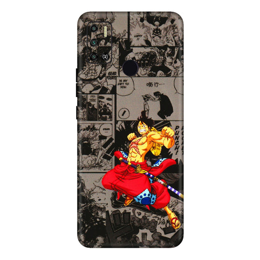 Tecno Phone Skins (All Models) - One Piece Rocket Punch Manga - 3D Embossed Finish (L-25) Tecno Spark 6 AIR