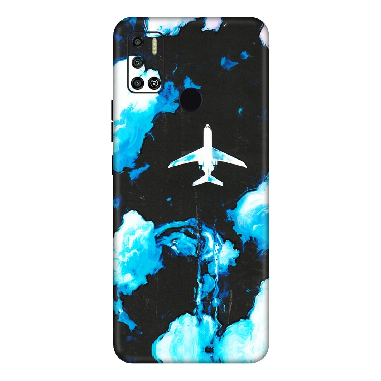 Tecno Phone Skins (All Models) - Travel In Airline - 3D Embossed Finish (L-264) Tecno Spark 6 AIR