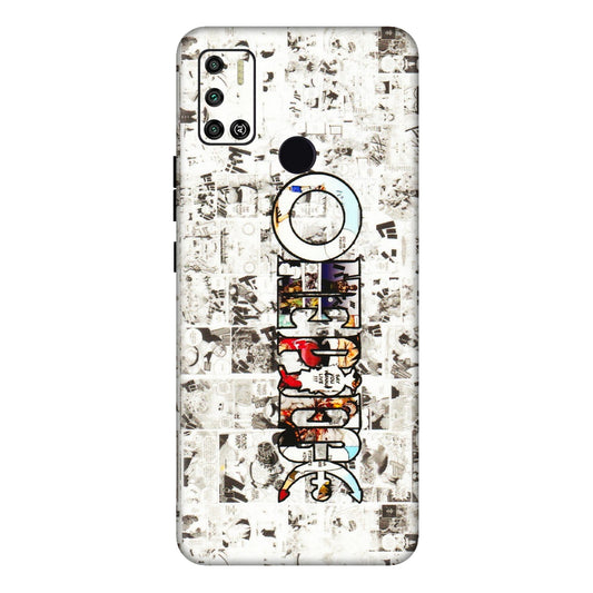 Tecno Phone Skins (All Models) - One Piece Manga - 3D Embossed Finish (L-26) Tecno Spark 6 AIR