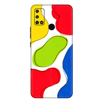 Tecno Phone Skins (All Models) - RGB Colour Paint - 3D Embossed Finish (L-284) Tecno Spark 6 AIR