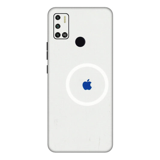 Tecno Phone Skins (All Models) - iPhone Magsafe Logo - 3D Embossed Finish (L-320) Tecno Spark 6 AIR