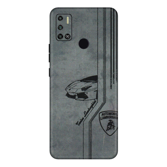 Tecno Phone Skins (All Models) - New Lamborgini Aventador - 3D Embossed Finish (L-321) Tecno Spark 6 AIR