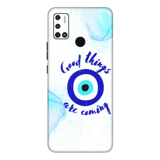 Tecno Phone Skins (All Models) - Evil Eye Good Things Are Coming - 3D Embossed Finish (L-322) Tecno Spark 6 AIR