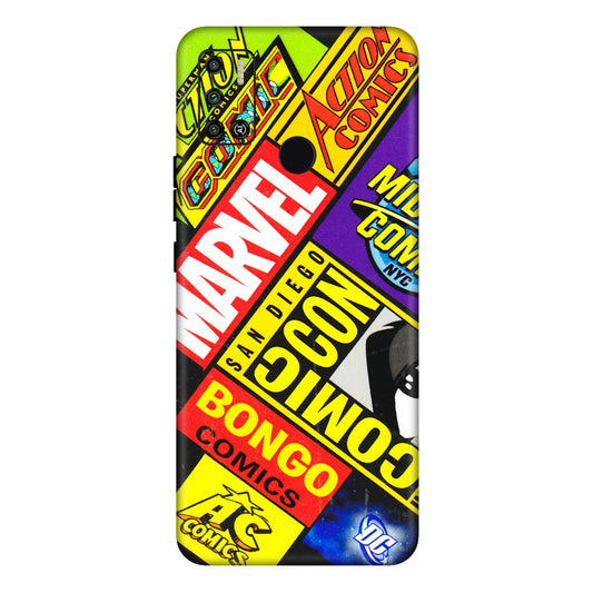 Tecno Phone Skins (All Models) - Bongo Comic Con - 3D Embossed Finish (L-325) Tecno Spark 6 AIR