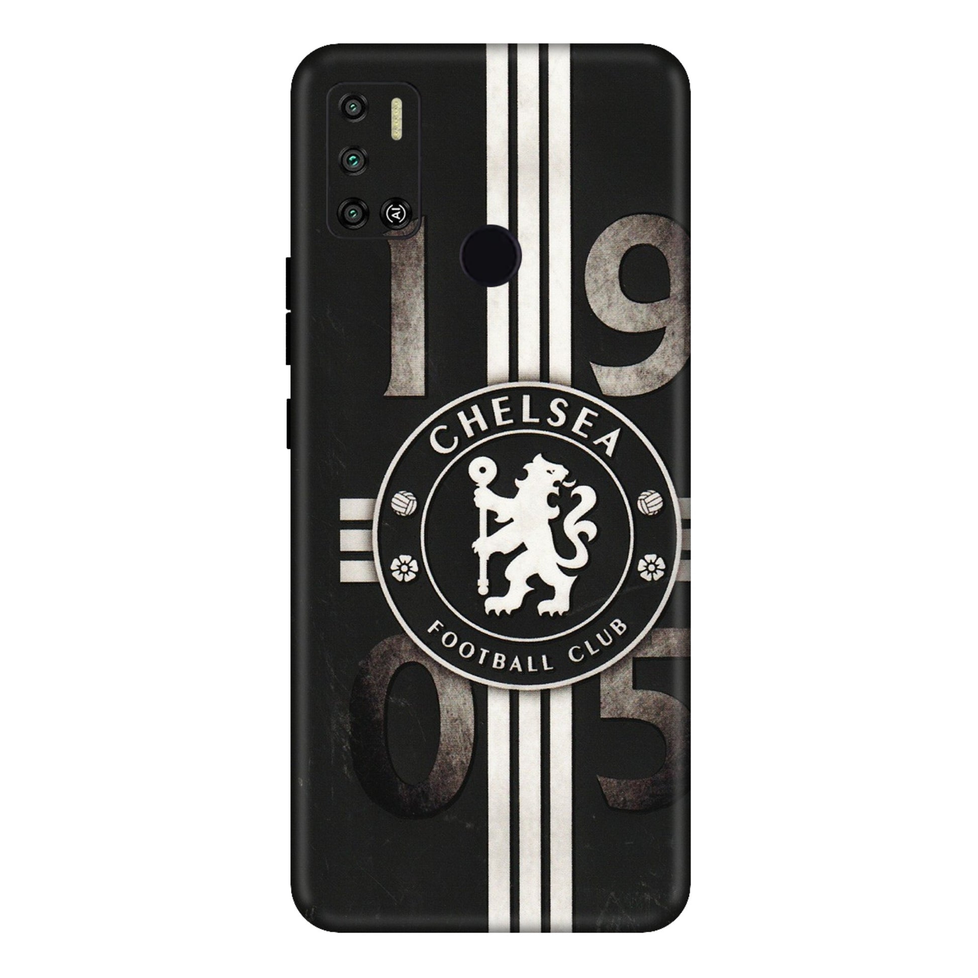 Tecno Phone Skins (All Models) - Chelsea Fan Club - 3D Embossed Finish (L-36) Tecno Spark 6 AIR