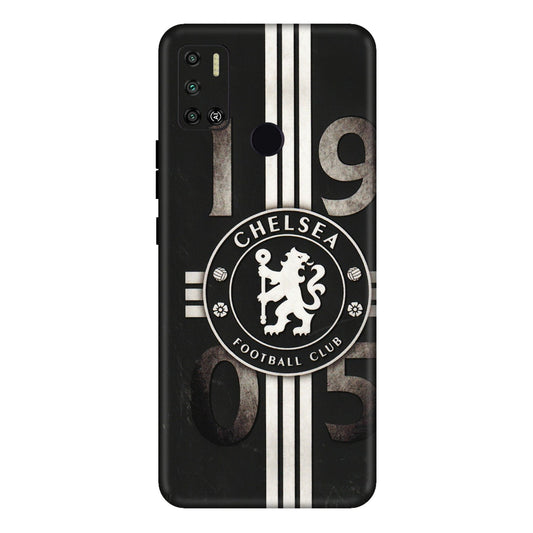 Tecno Phone Skins (All Models) - Chelsea Fan Club - 3D Embossed Finish (L-36) Tecno Spark 6 AIR