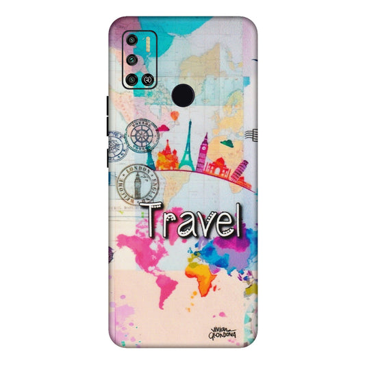 Tecno Phone Skins (All Models) - Travel The Wonders - Matte Finish (M-108) Tecno Spark 6 AIR