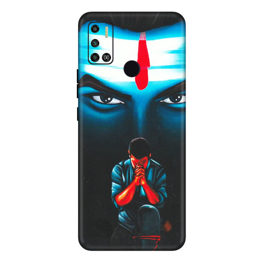Tecno Phone Skins (All Models) - Mahakal Bhakt - Matte Finish (M-112) Tecno Spark 6 AIR