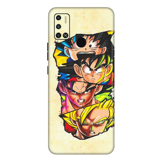 Tecno Phone Skins (All Models) - Angry Multi Anime - Matte Finish (M-113) Tecno Spark 6 AIR