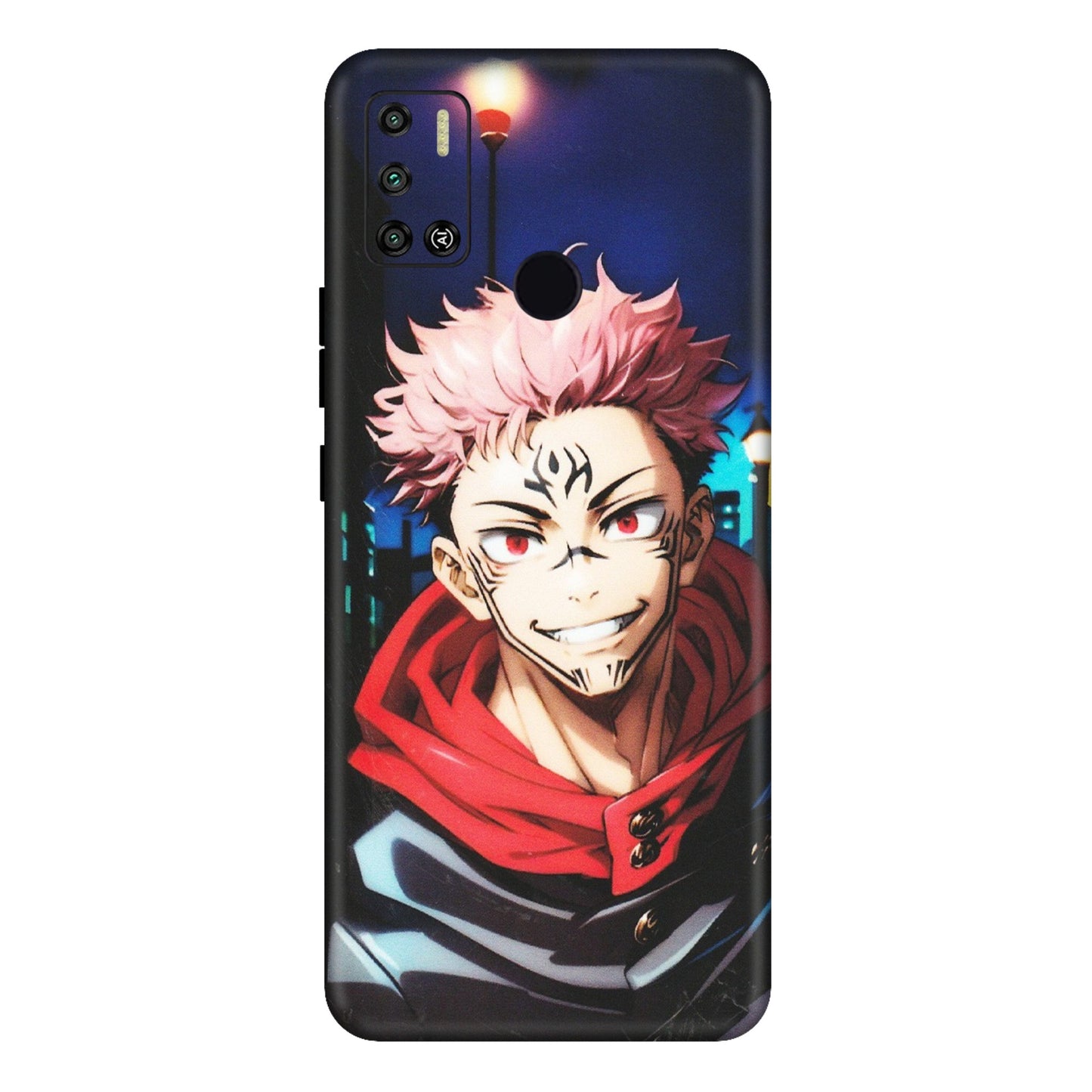 Tecno Phone Skins (All Models) - Yuji Itadori Funny Face Anime - Matte Finish (M-152) Tecno Spark 6 AIR