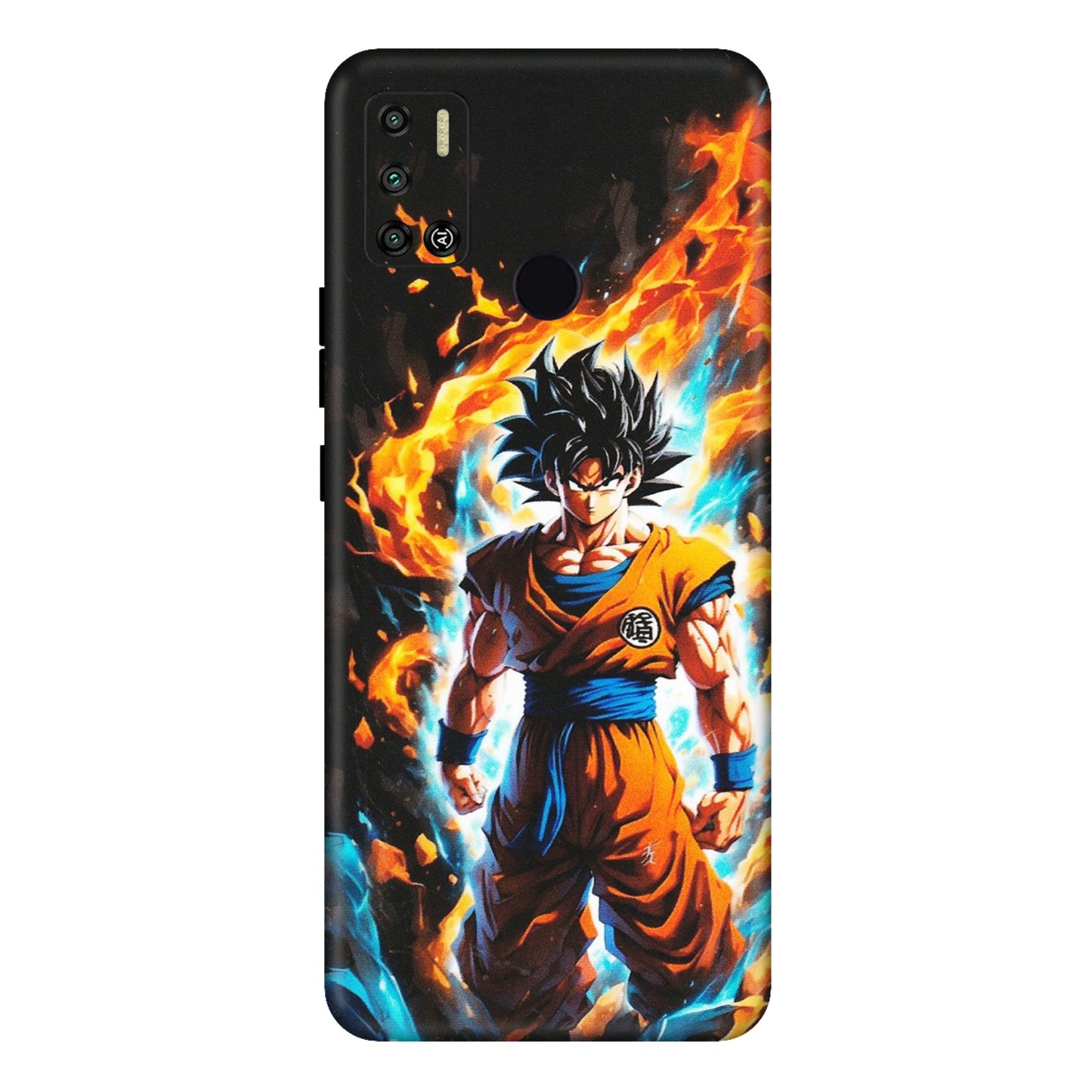 Tecno Phone Skins (All Models) - Goku Transformation Anime - Matte Finish (M-159) Tecno Spark 6 AIR