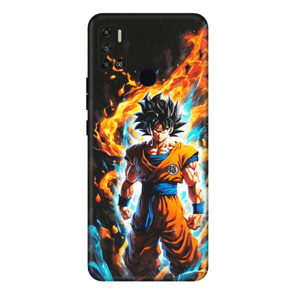 Tecno Phone Skins (All Models) - Goku Transformation Anime - Matte Finish (M-159) Tecno Spark 6 AIR