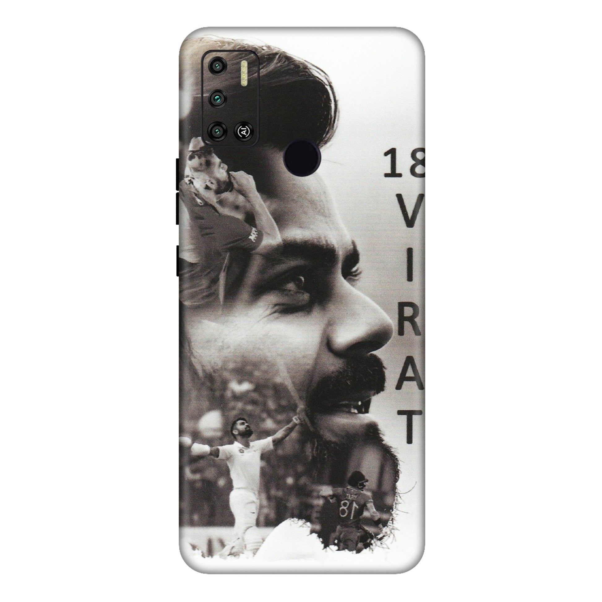 Tecno Phone Skins (All Models) - Virat Kohli Cricketer - Matte Finish (M-163) Tecno Spark 6 AIR