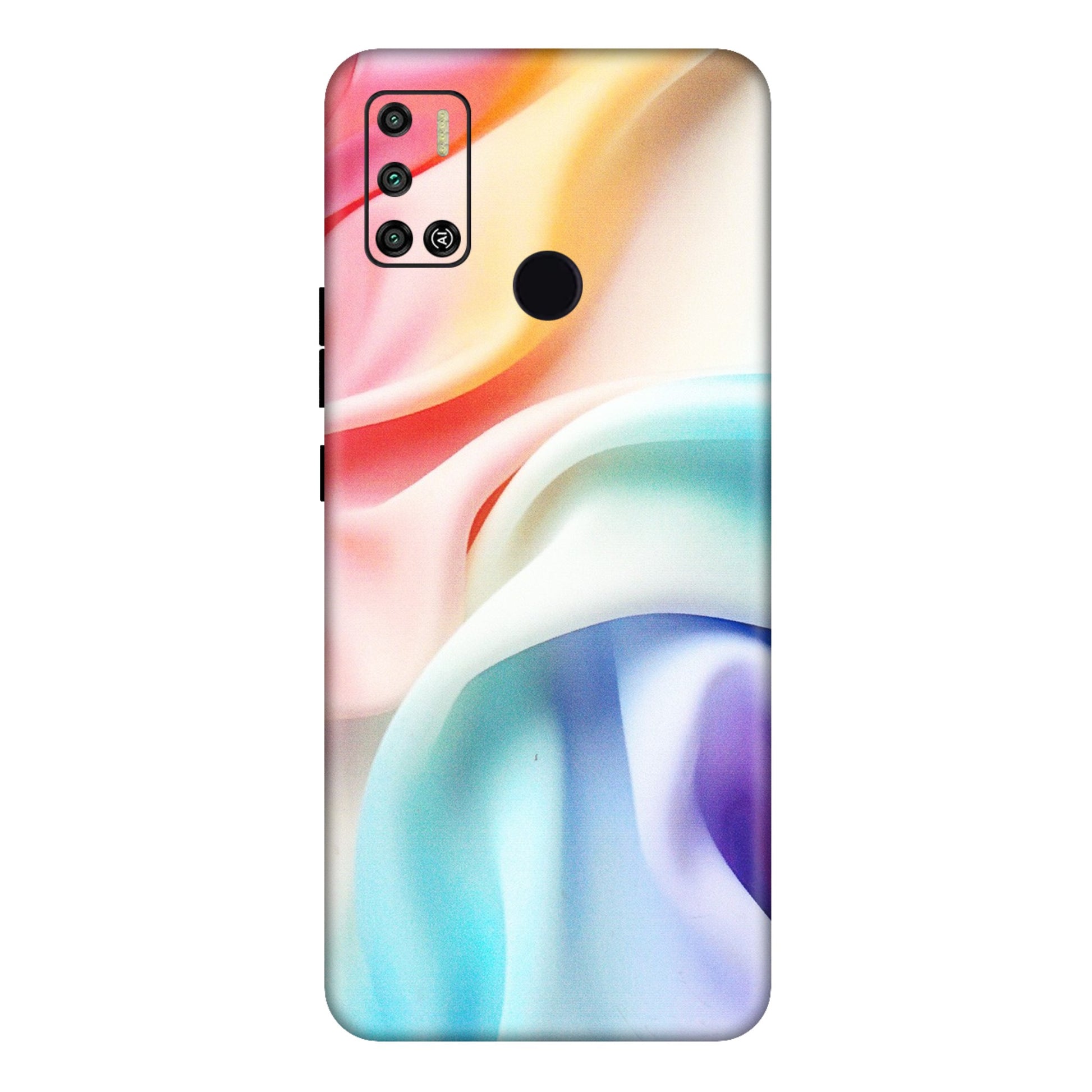 Tecno Phone Skins (All Models) - Colourful Silk Cloth - Matte Finish (M-165) Tecno Spark 6 AIR