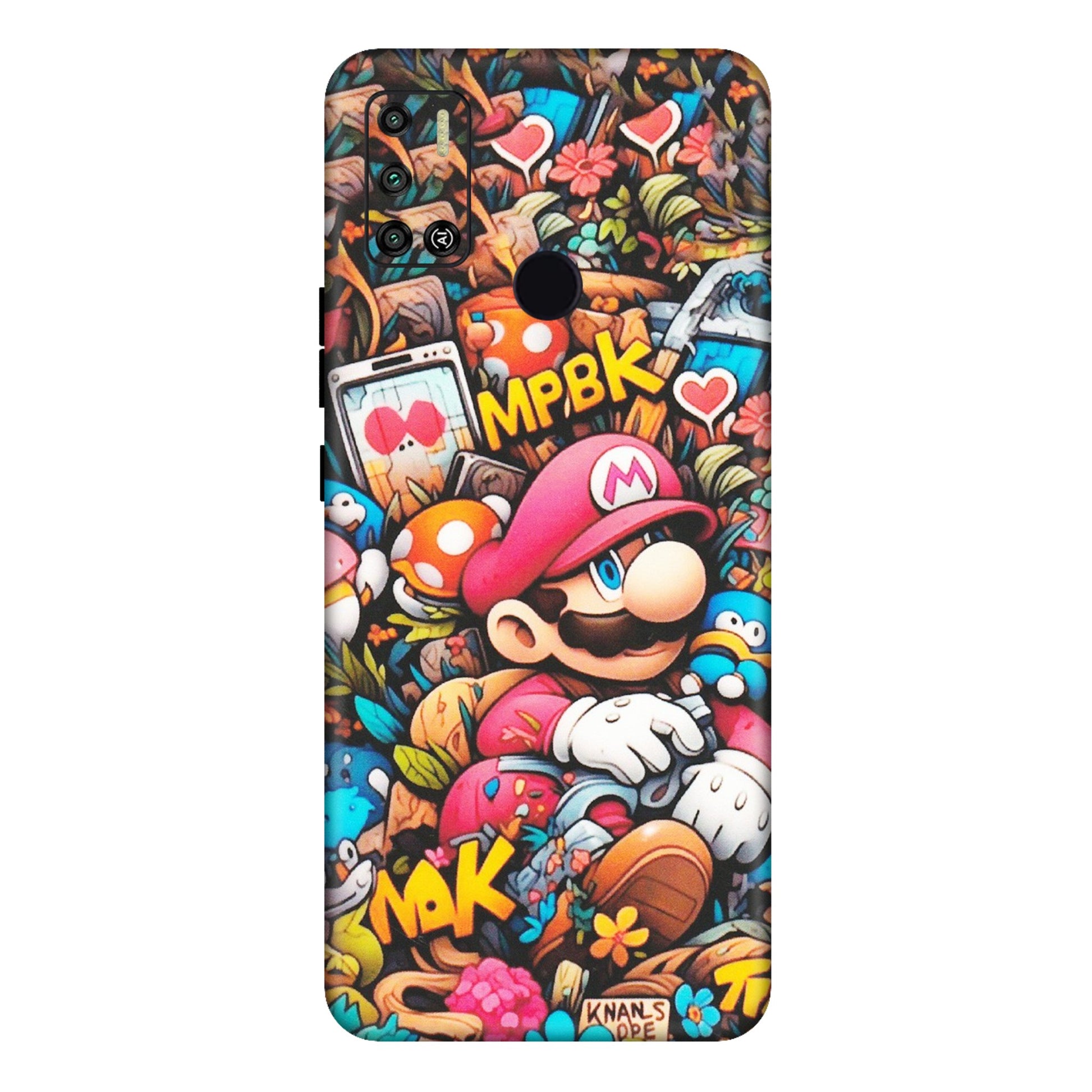 Tecno Phone Skins (All Models) - Super Mario Bros Artistic - Matte Finish (M-173) Tecno Spark 6 AIR