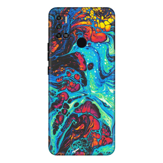 Tecno Phone Skins (All Models) - Majestic Galactic Marbel - Matte Finish (M-85) Tecno Spark 6 AIR