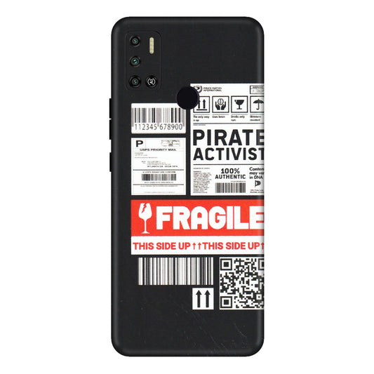Tecno Phone Skins (All Models) - Handle With Care - Matte Finish (M-99) Tecno Spark 6 AIR