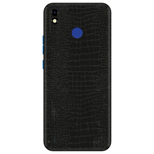 Tecno Phone Skins (All Models) - Snake Leather Black - 3D Embossed Finish (L-107) Tecno Spark Go Plus