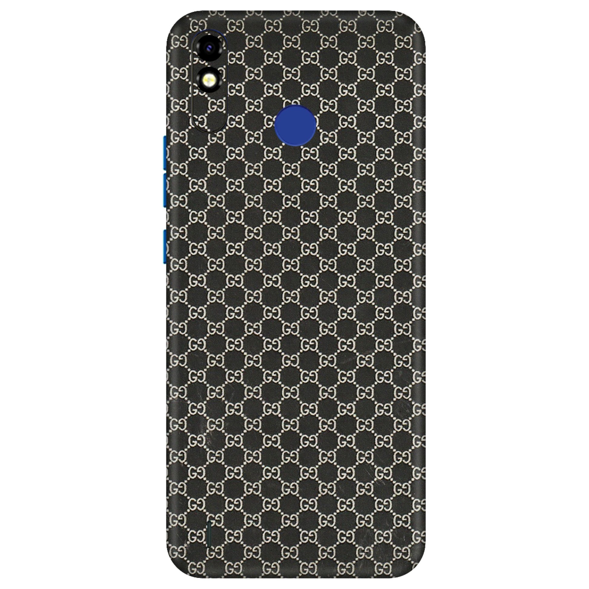 Tecno Phone Skins (All Models) - Black G Print - 3D Embossed Finish (L-109) Tecno Spark Go Plus