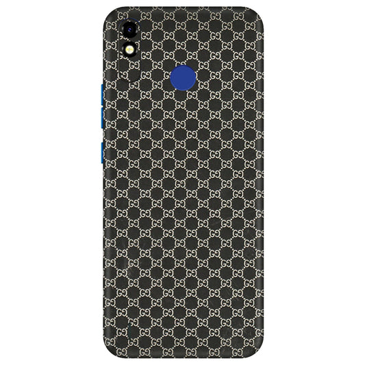 Tecno Phone Skins (All Models) - Black G Print - 3D Embossed Finish (L-109) Tecno Spark Go Plus