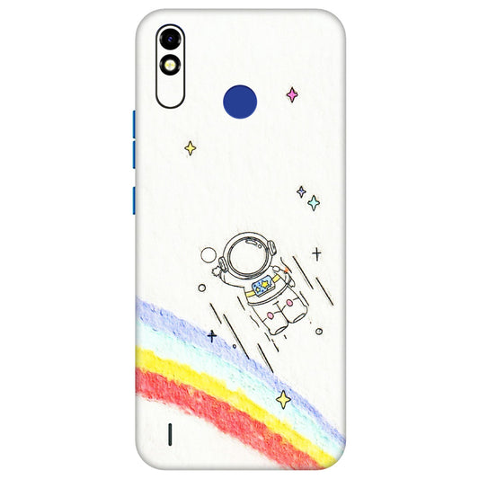 Tecno Phone Skins (All Models) - Milkyway Astronaut - 3D Embossed Finish (L-110) Tecno Spark Go Plus