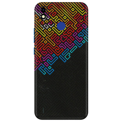 Tecno Phone Skins (All Models) - Dotme Pattern Art - 3D Embossed Finish (L-121) Tecno Spark Go Plus