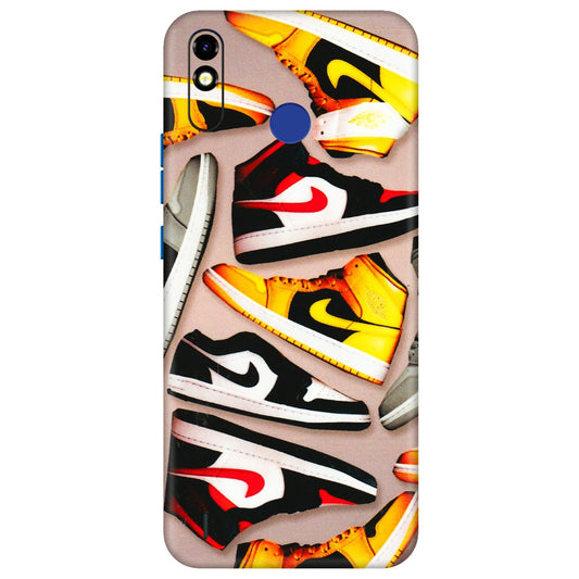 Tecno Phone Skins (All Models) - Sneaker Lover - 3D Embossed Finish (L-135) Tecno Spark Go Plus