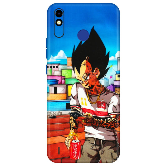 Tecno Phone Skins (All Models) - Vegeta - 3D Embossed Finish (L-136) Tecno Spark Go Plus